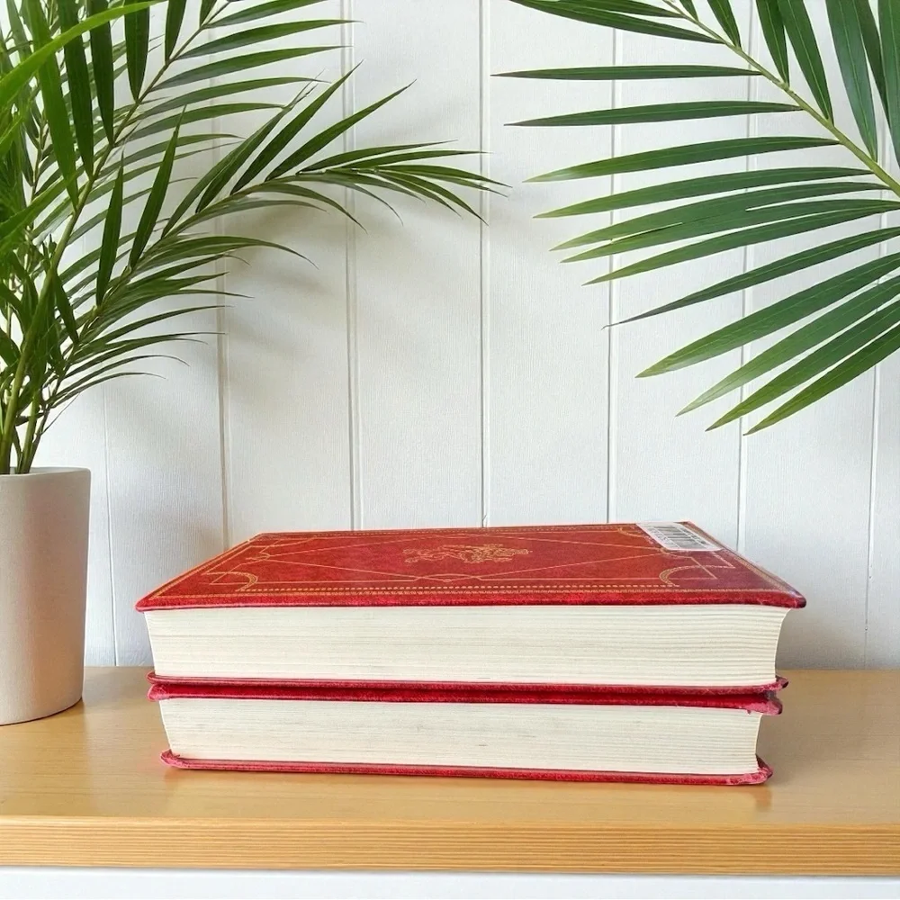 The History of England | Vol. II & IV | 1967 | Red Faux Leather Set